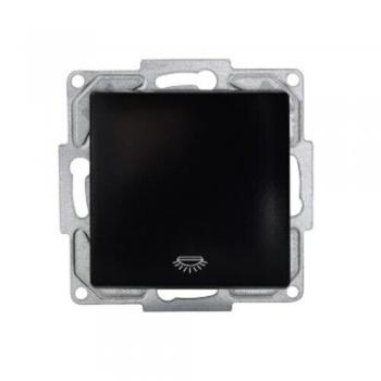 Gunsan Visage Taster Licht Lichtsymbol Lichttaster Unterputz Schwarz